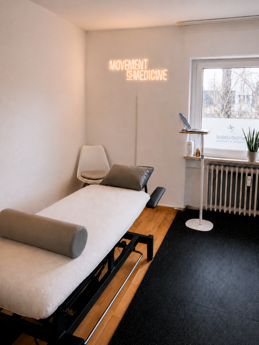 Behandlungsraum von Physio Logue in Schutterwald